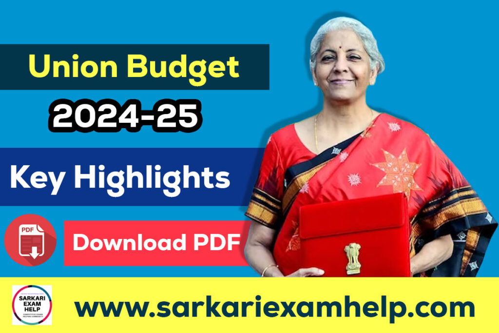 Union Budget 2024-25 Highlights in Hindi